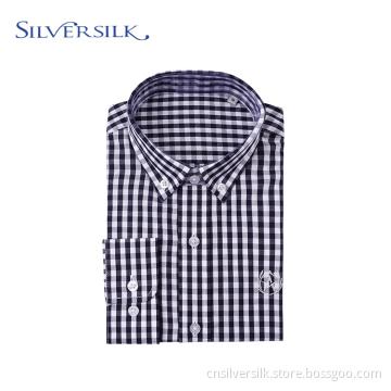 Spring custom branded long sleeve casual kids shirt